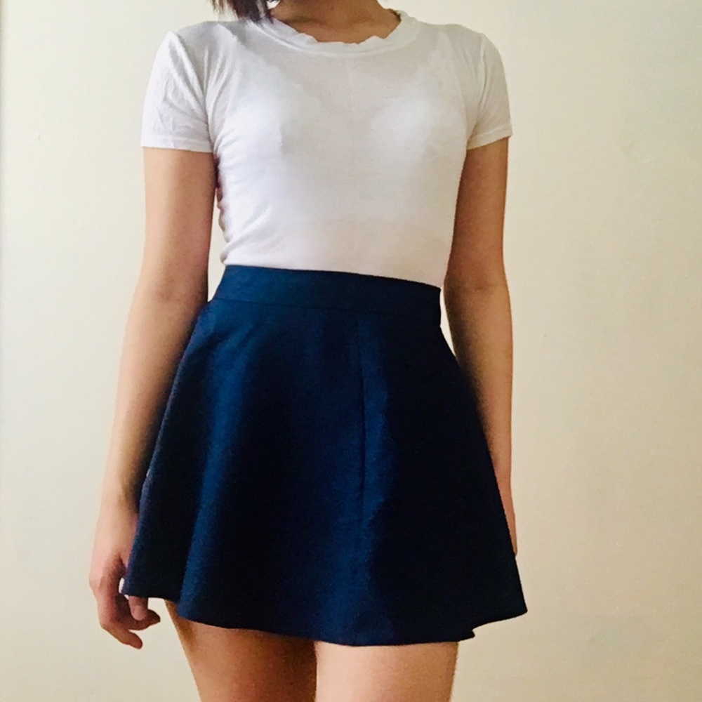 Navy blue skirt